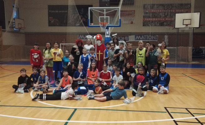 Mikulášské odpoledne pro děti z basketbalových kroužků